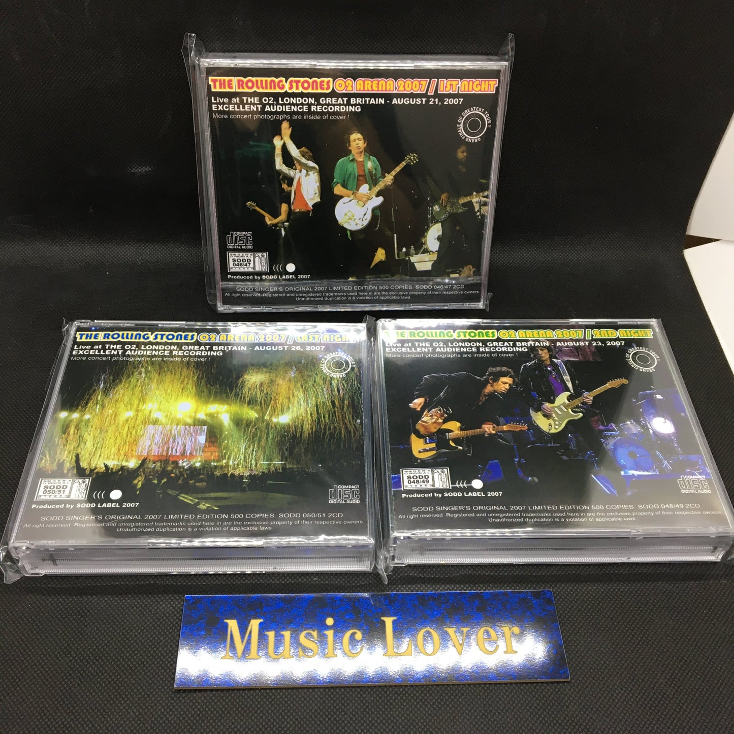 The Rolling Stones / O2 Arena London Great Britain August 2007 (6CD) 3 Set
