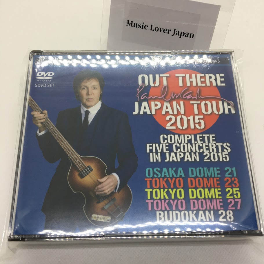 PAUL McCARTNEY / OUT THERE JAPAN TOUR 2015 COMPLETE FIVE CONCERTS 【5DVD】