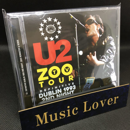 U2 / DEFINITIVE DUBLIN 1993 2ND NIGHT 2025 REMASTER & REMIX STEREO SOUNDBOARD (2CD)