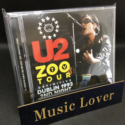 U2 / DEFINITIVE DUBLIN 1993 2ND NIGHT 2025 REMASTER & REMIX STEREO SOUNDBOARD (2CD)