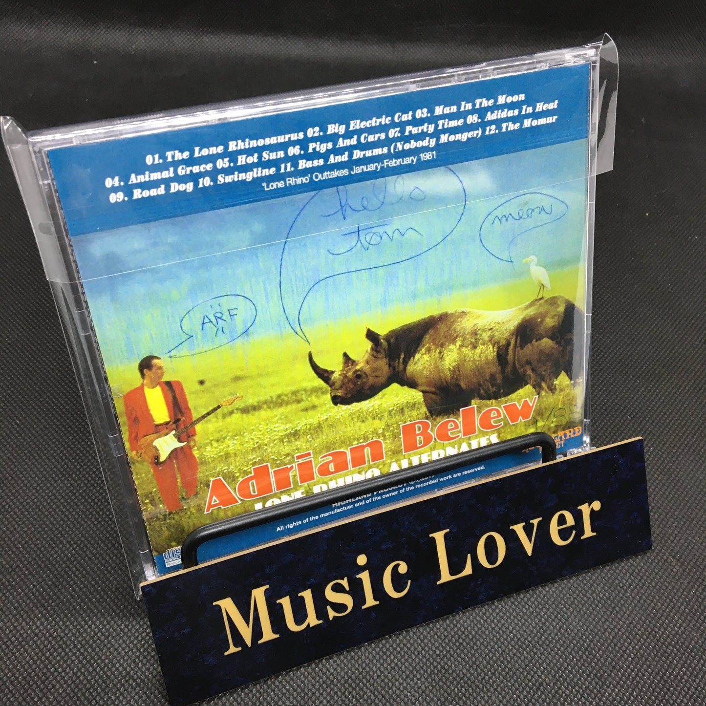 ADRIAN BELEW / LONE RHINO ALTERNATES Soundboard (1CDR)