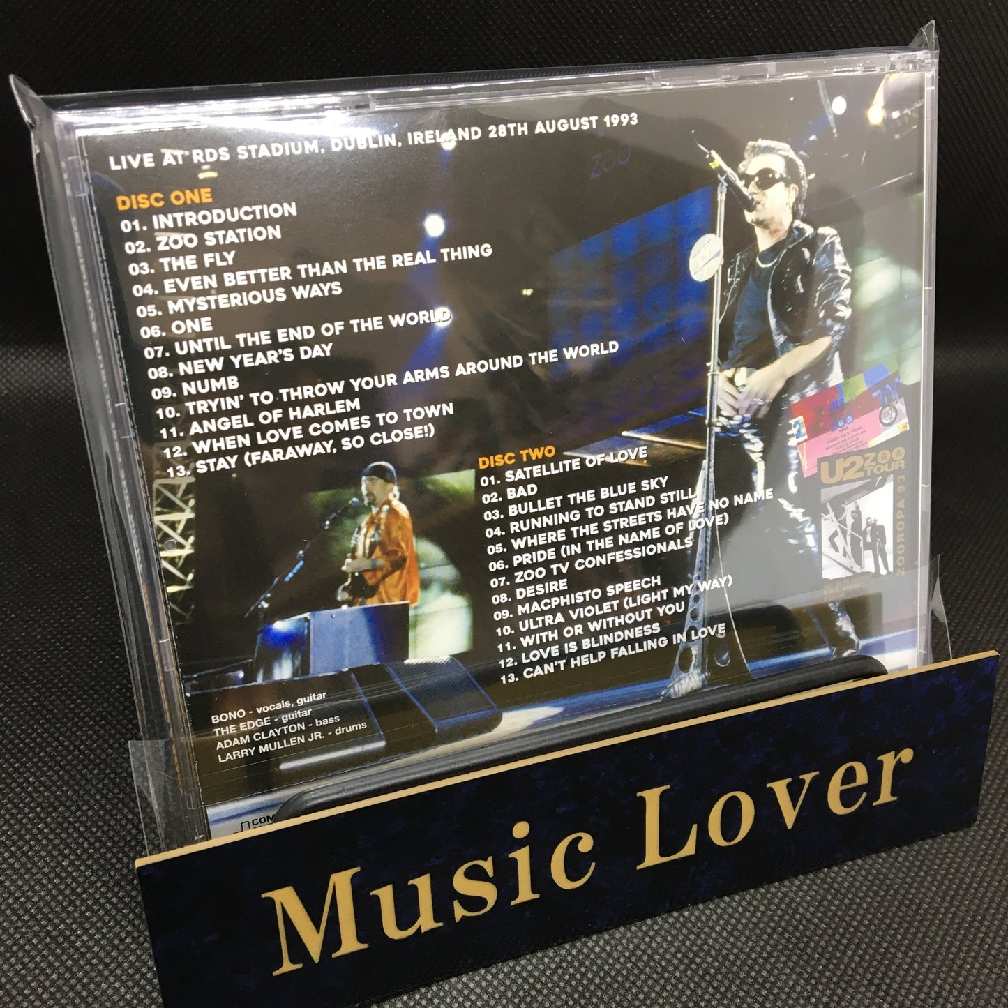 U2 / DEFINITIVE DUBLIN 1993 2ND NIGHT 2025 REMASTER & REMIX STEREO SOUNDBOARD (2CD)