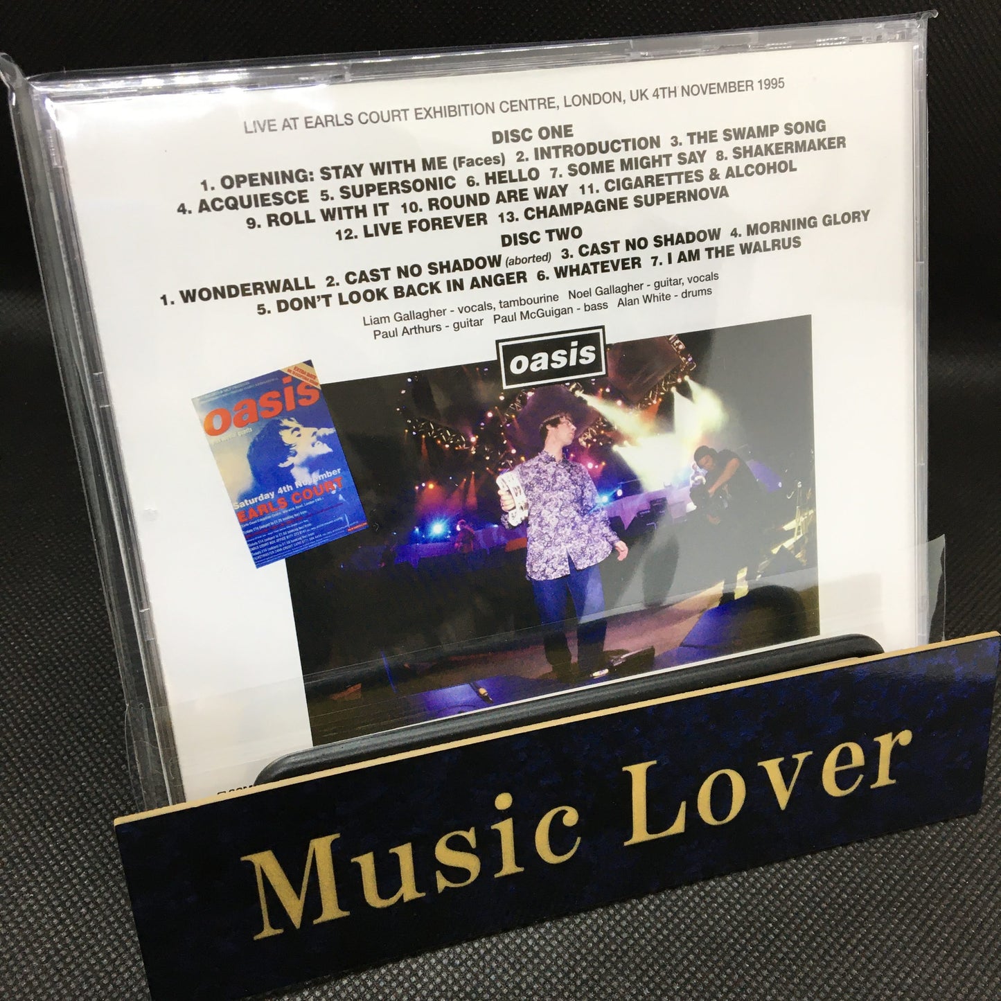 OASIS / EARLS COURT 1995 1.ª NOCHE NUEVA EDICIÓN REMASTERIZADA DE DAT SOURCE (2 CD)