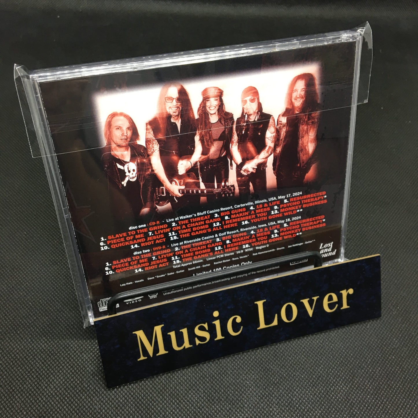 SKID ROW + LZZY HALE / THE GANG AT THE RESORTS (1CDR+DVDR)