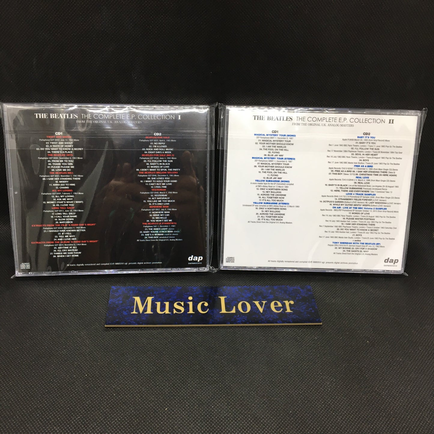 THE BEATLES / THE COMPLETE E.P. COLLECTION I & II (2CD×2 SET)