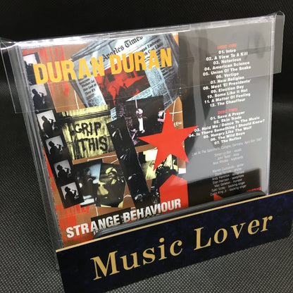 DURAN DURAN / STRANGE BEHAVIOUR IN GERMANY 1987 Soundboard (2CDR)