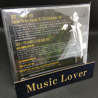 ALICE COOPER / VISION FORCES '80-82 PRO SHOT (2DVDR)