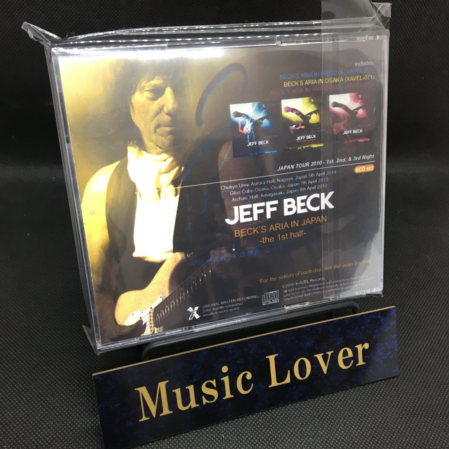 Jeff Beck / Beck’s Aria In Japan the 1st half Live in Japan 2010 (6CDR)