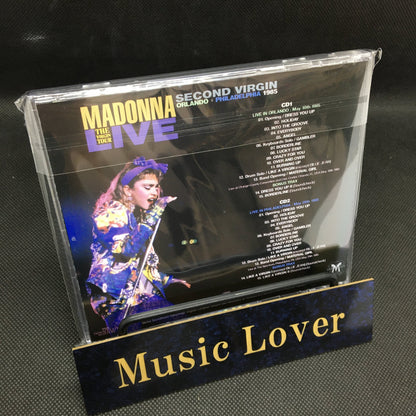 MADONNA / SECOND VIRGIN THE VIRGIN TOUR LIVE ORLANDO + PHILADELPHIA 1985 (2CD) STEREO SOUNDBOARD