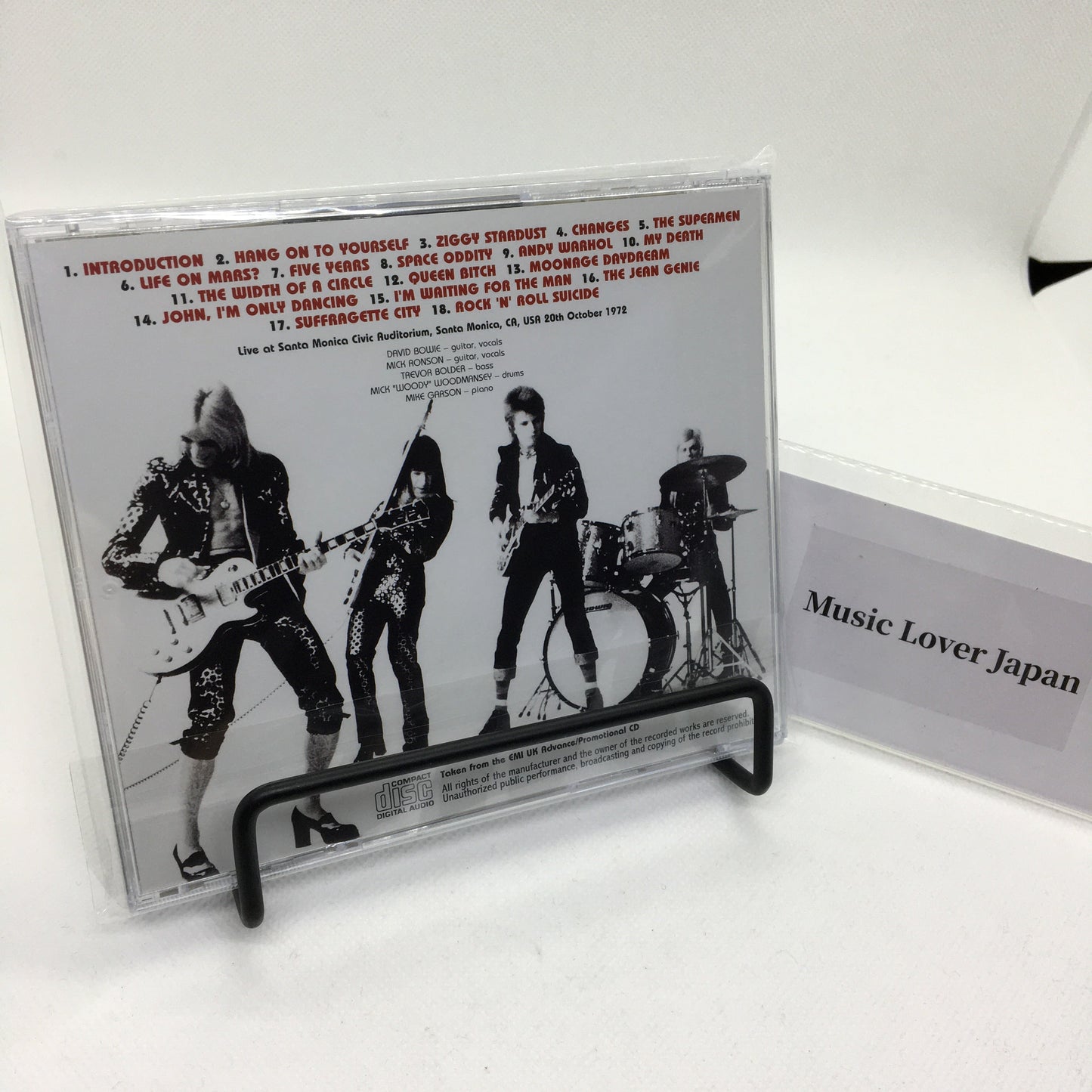 DAVID BOWIE / LIVE SANTA MONICA '72 (1CD)