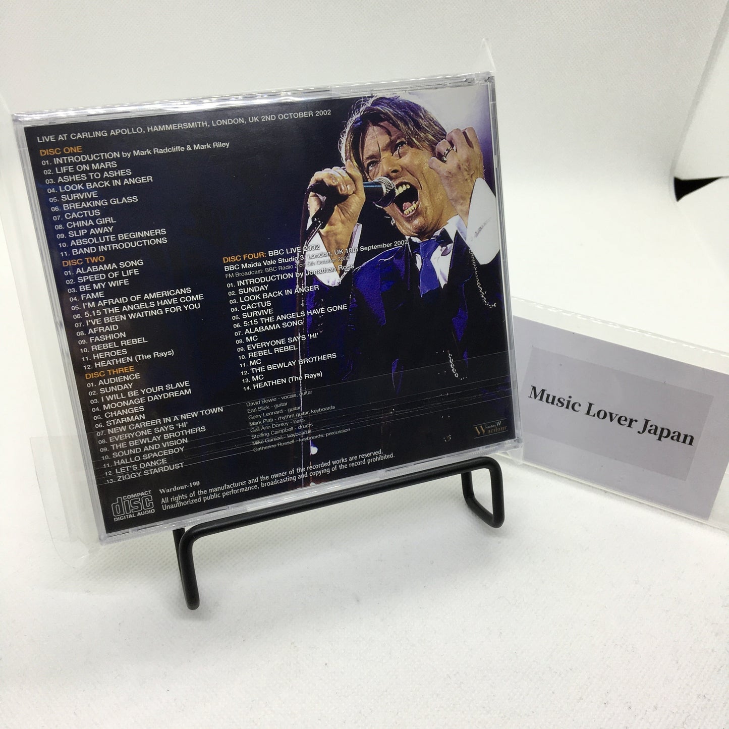 DAVID BOWIE / THE FINAL NIGHT AT HAMMERSMITH 2002 (4CD)