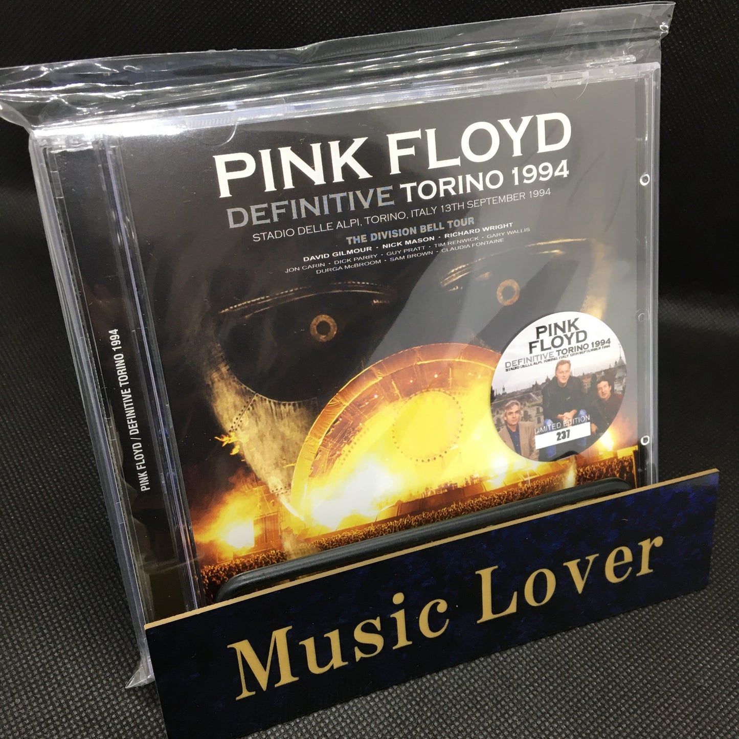 PINK FLOYD / DEFINITIVE TORINO 1994 2nd Press STEREO SOUNDBOARD (2CD+1DVDR) THE DIVISION BELL TOUR