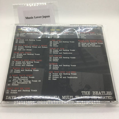 THE BEATLES / DAYS OF THE BEATLEMANIA MULTI TRACKS SEPARATED 【2CD】