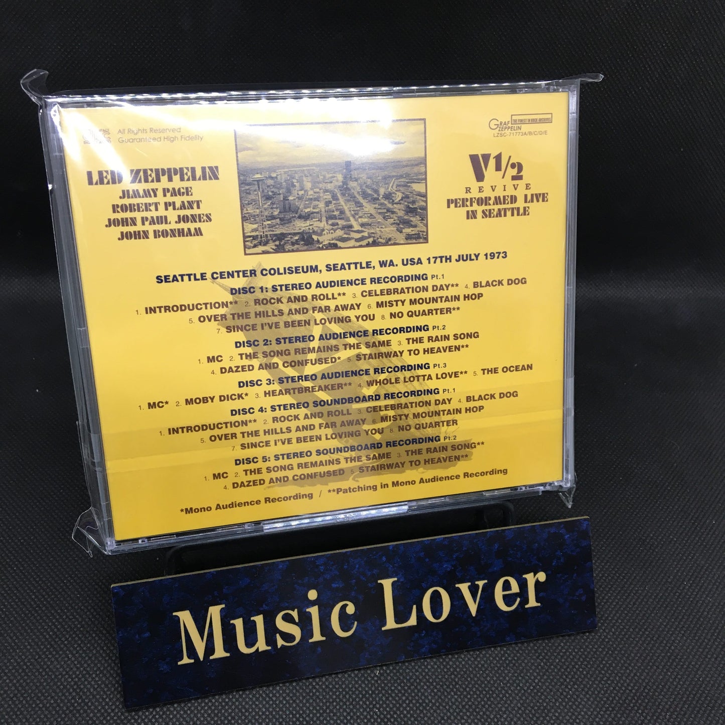 LED ZEPPELIN / V1/2 REVIVE (5CD+Limited Poster)