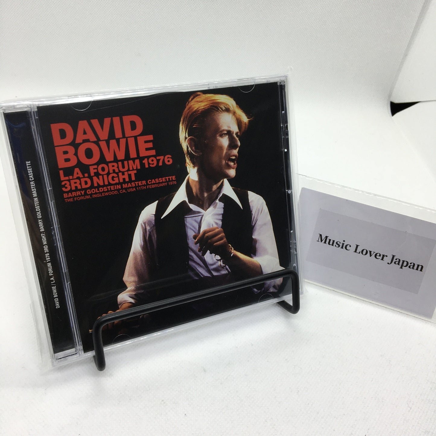 DAVID BOWIE / LA FORUM 1976 3.ª NOCHE BARRY GOLDSTEIN CASETE MAESTRO (1 CD)