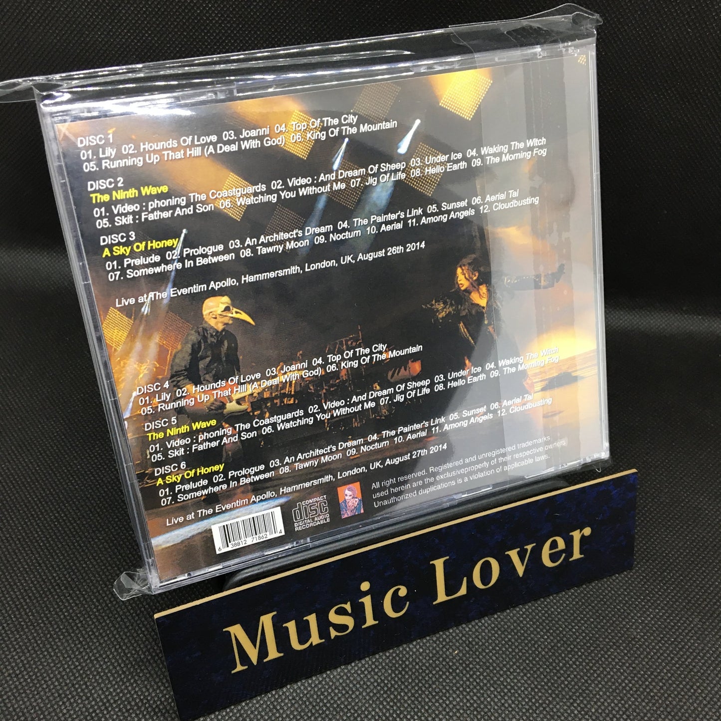 KATE BUSH / ANTES DEL AMANECER PRIMER Y SEGUNDO ESPECTÁCULO (6CDR)