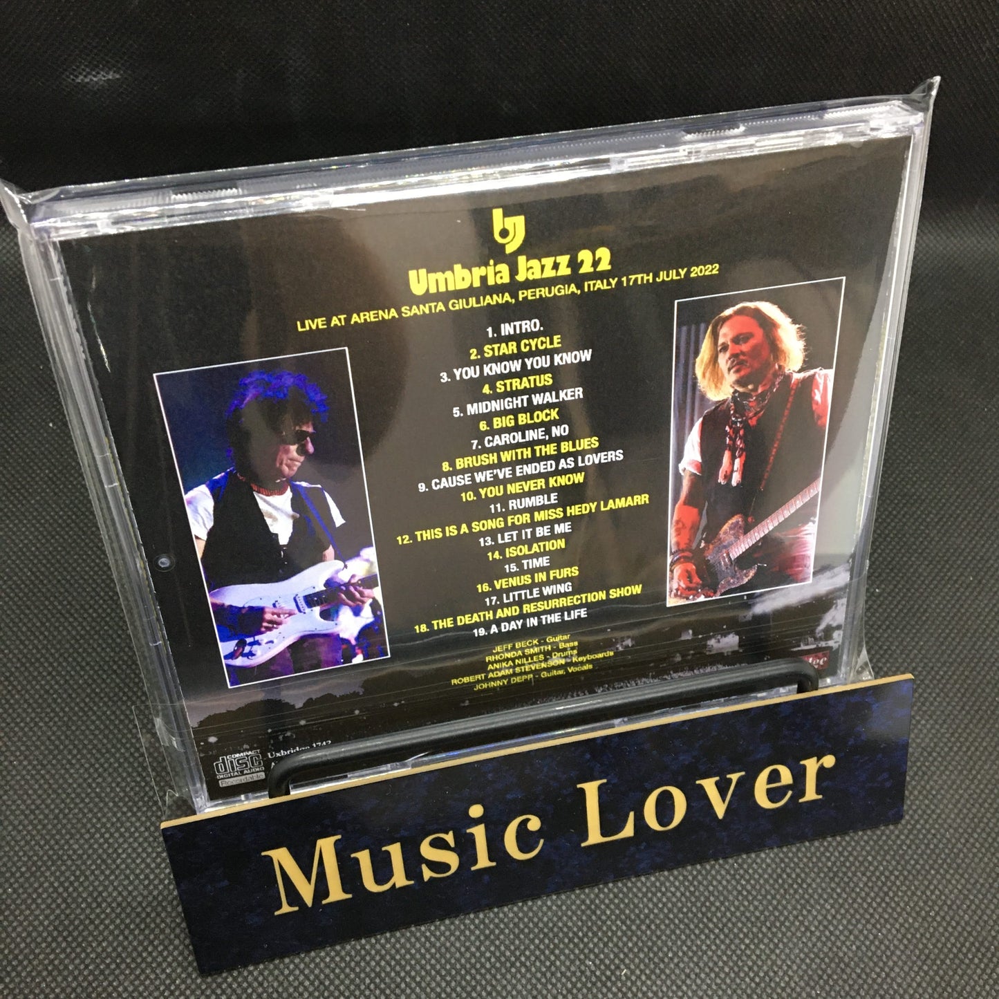 JEFF BECK w/JOHNNY DEPP / UMBRIA JAZZ FESTIVAL 2022 (1CDR)