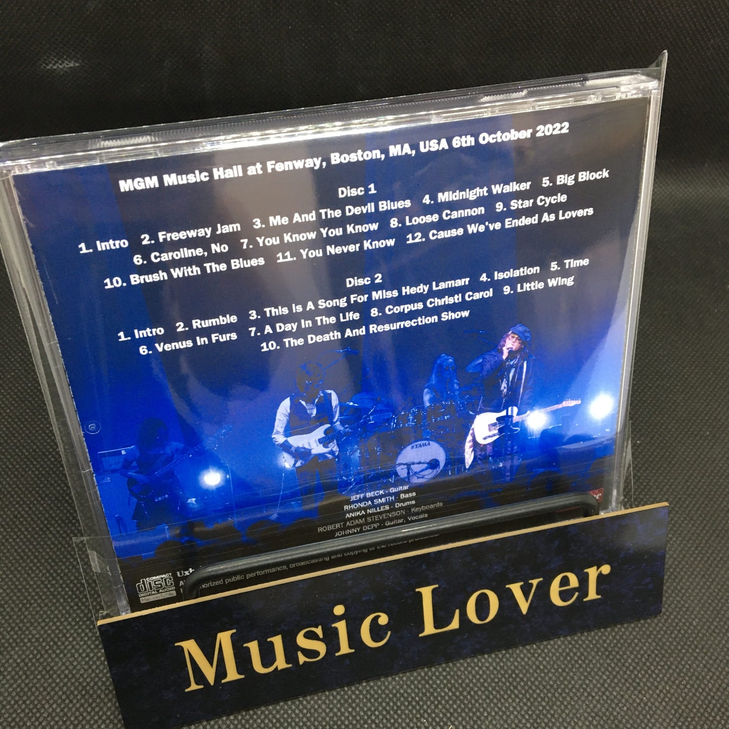 JEFF BECK w/JOHNNY DEPP / BOSTON 2022 (2CDR)