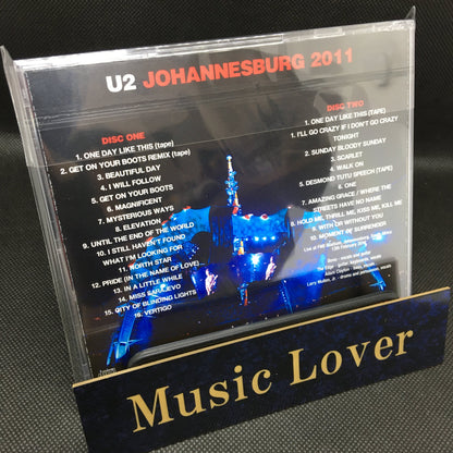 U2 / JOHANNESBURG 2011 SOUTH AFRICA 360° TOUR 2011 IEM RECORDINGS (2CDR)
