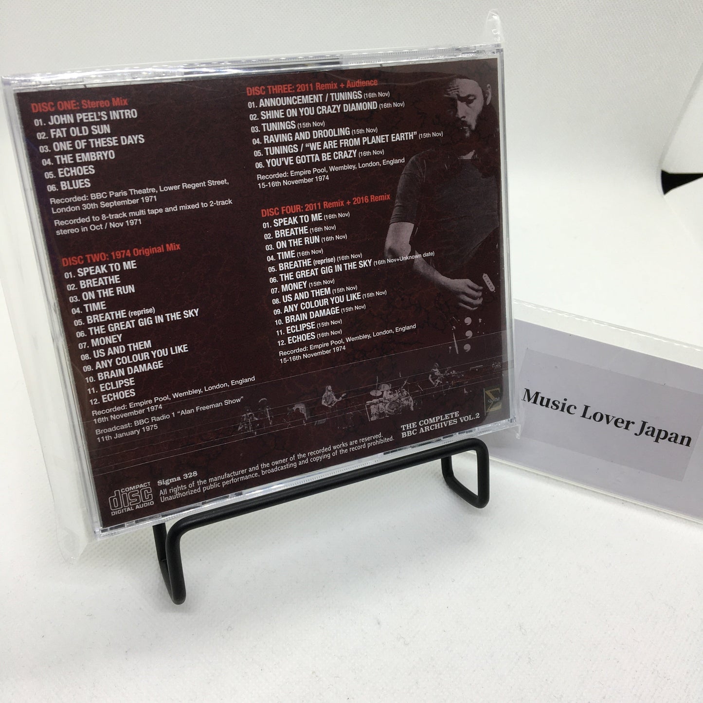 PINK FLOYD / GLI ARCHIVI COMPLETI DELLA BBC VOL.2 1971-1974 (4CD)