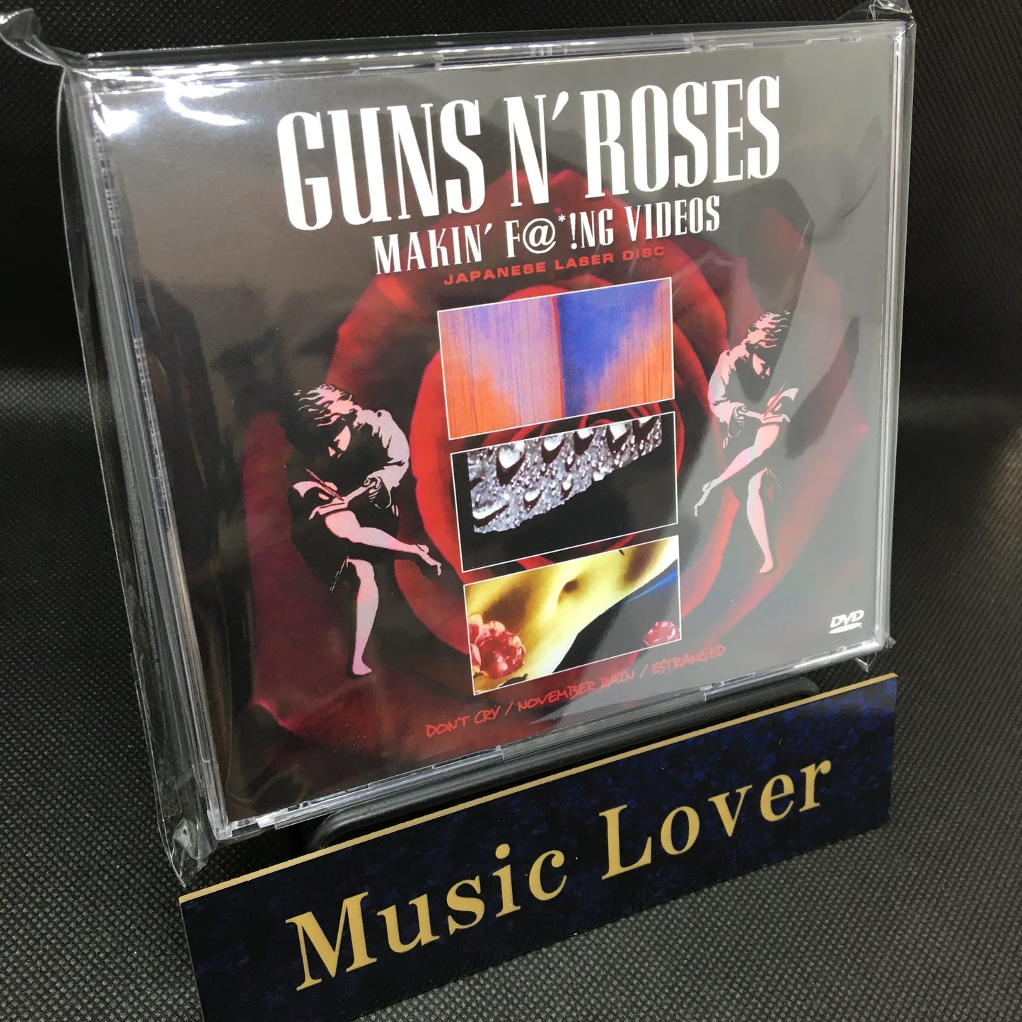 GUNS N' ROSES / MAKIN' F@*!NG VIDEOS JAPANESE LASER DISC PRO SHOT (3DVDR)