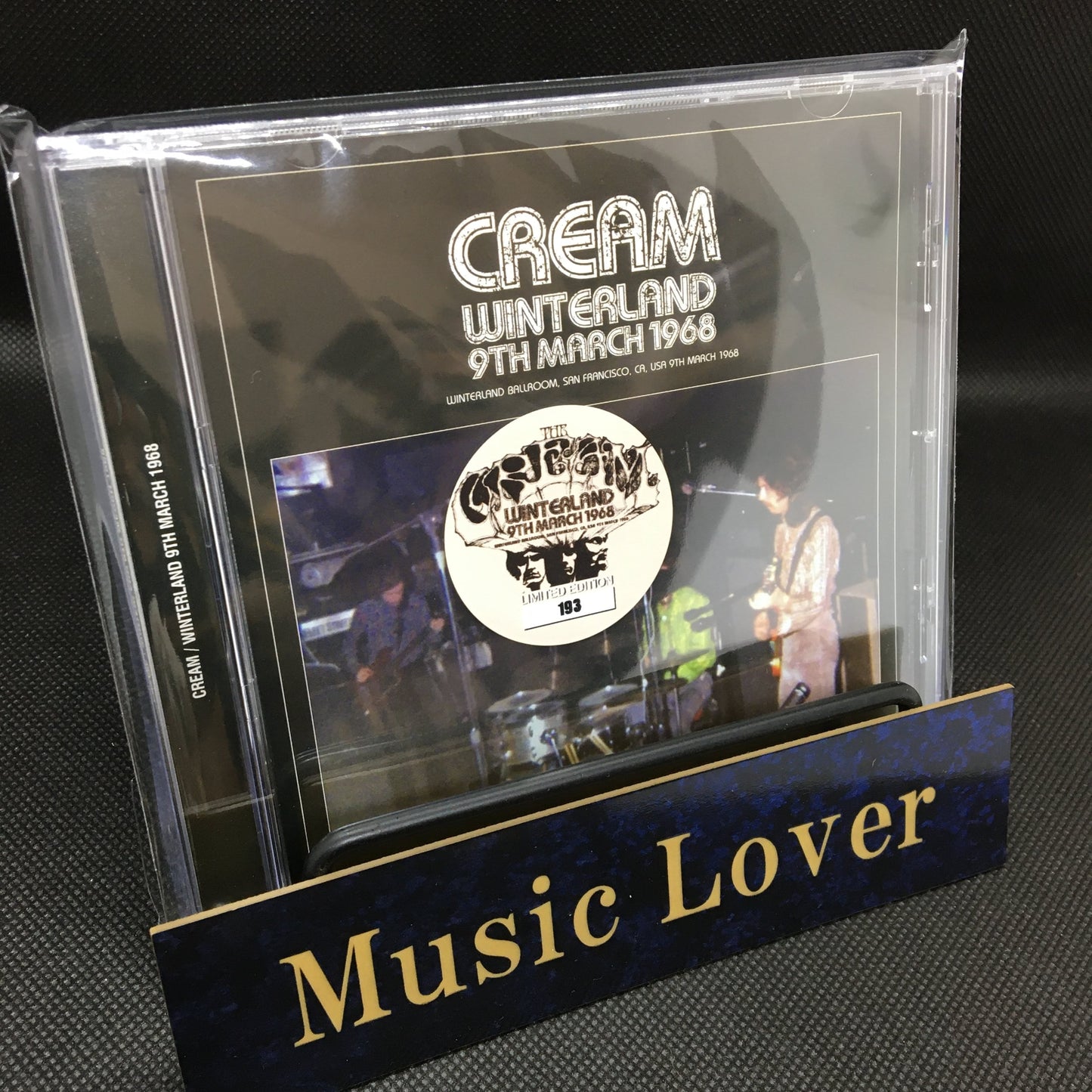 CREAM / WINTERLAND 9TH MARCH 1968 (1CD)
