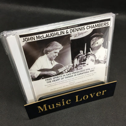 JOHN McLAUGHLIN & DENNIS CHAMBERS / FREE SPIRITS 1994 AND THE HEART OF THINGS 1997 (2CDR)