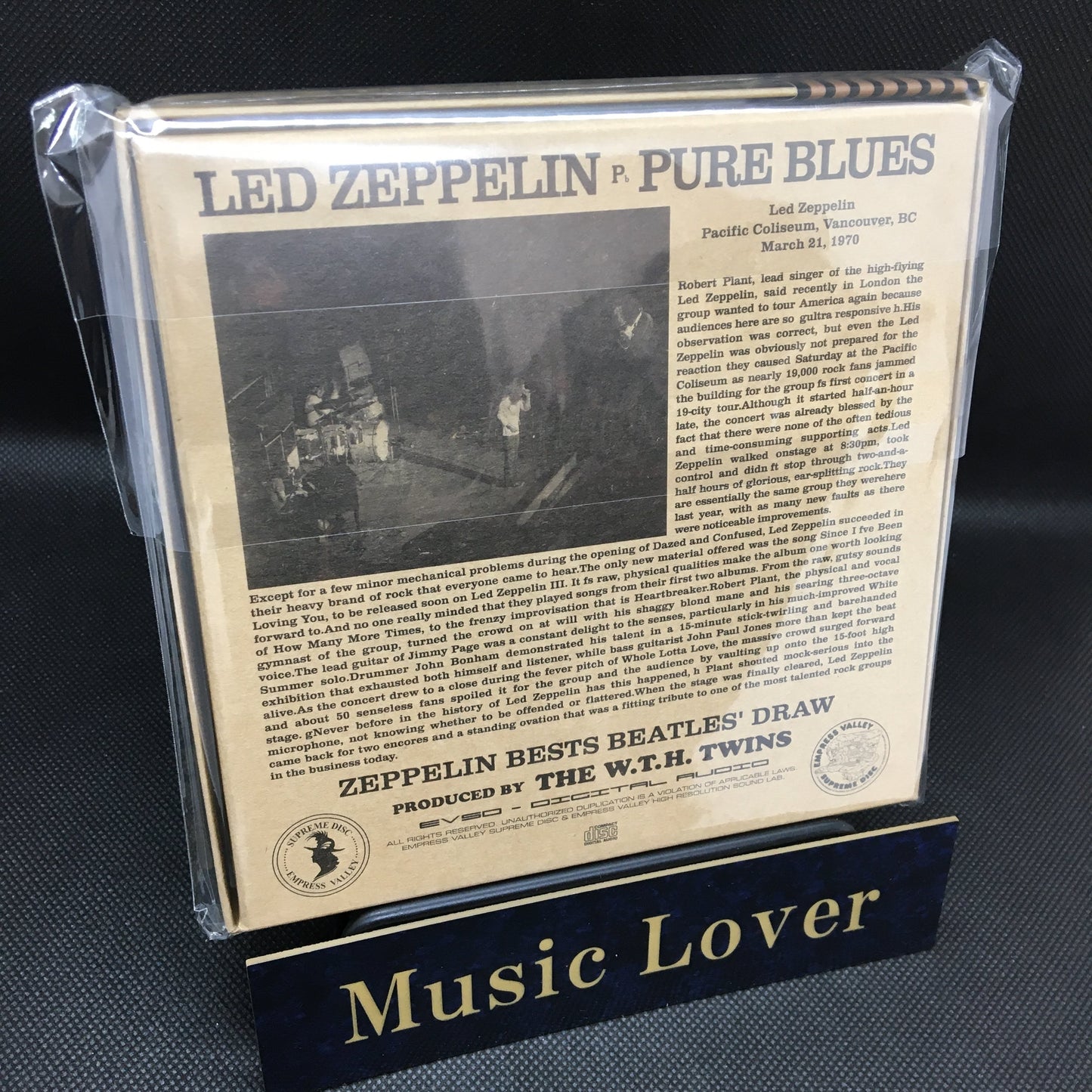 LED ZEPPELIN / Pb DEMIX (2CD + Photo Book) Pure Blues Vancouver in 1970