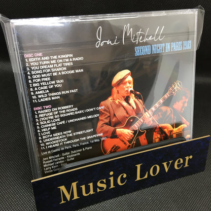 JONI MITCHELL / SECOND NIGHT IN PARIS 1983 (2CDR)