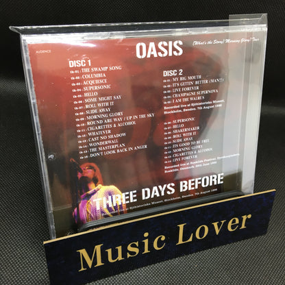 Oasis / Tres días antes SOUNDBOARD (2CD)