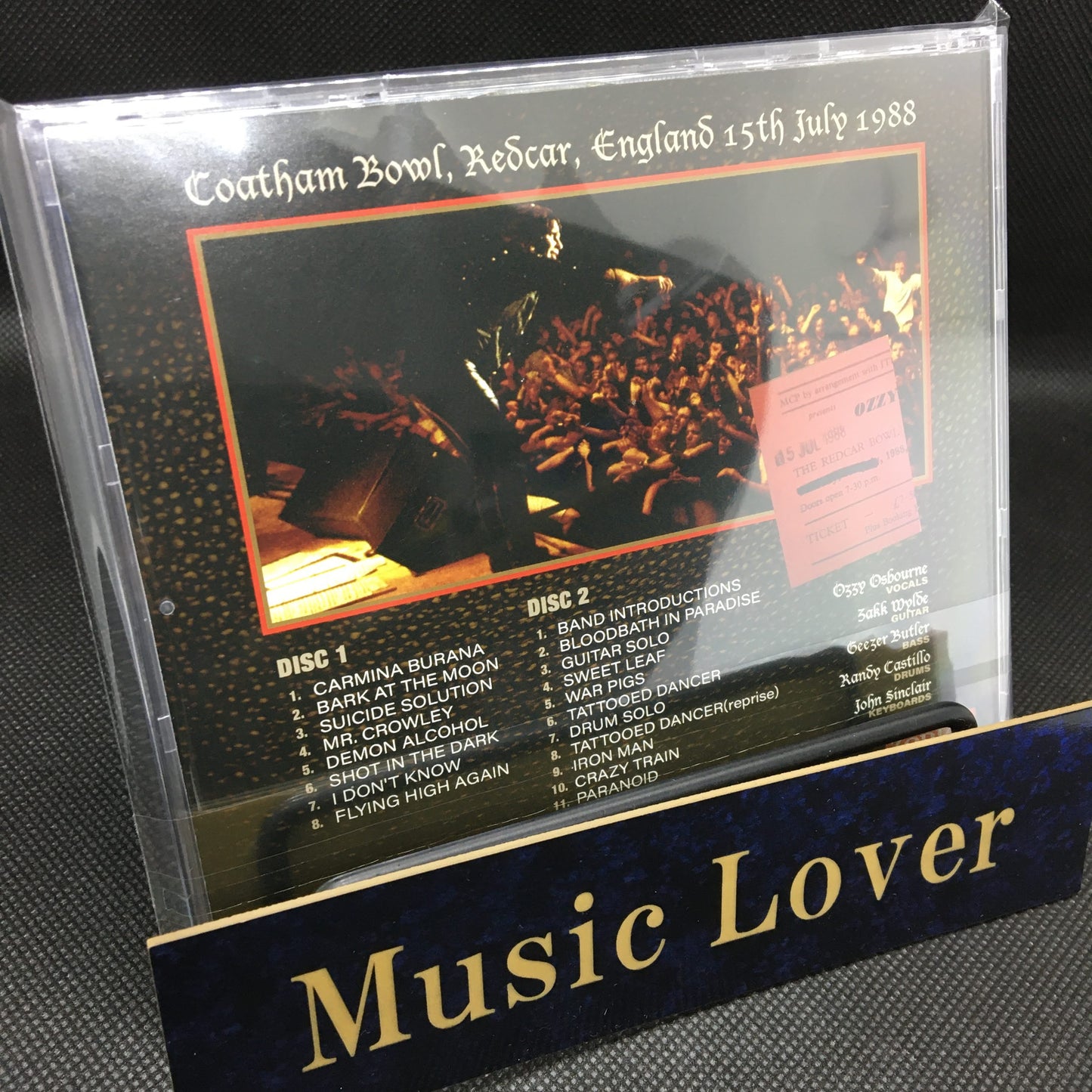 OZZY OSBOURNE / REDCAR 1988 (2CD)