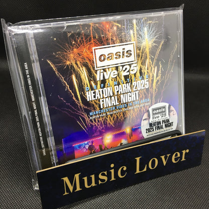 OASIS / DEFINITIVE HEATON PARK 2025 FINAL NIGHT MANCHESTER VIBES IN THE AREA (2CD)