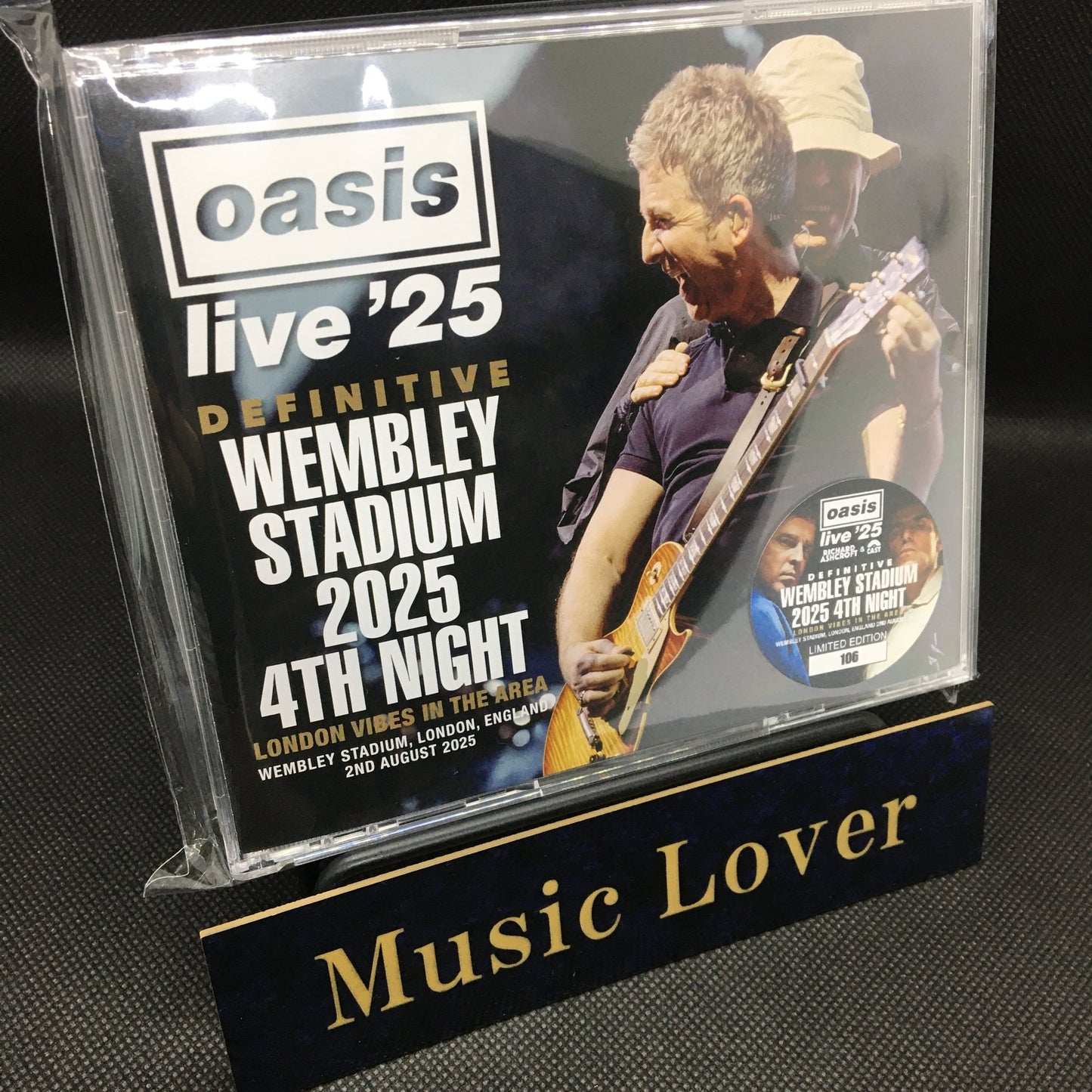 OASIS / CAST / RICHARD ASHCROFT / DEFINITIVE WEMBLEY STADIUM 2025 4TH NIGHT LONDON VIBES IN THE AREA (3CD)
