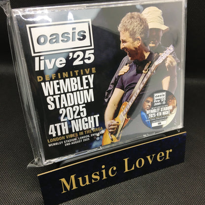 OASIS / CAST / RICHARD ASHCROFT / DEFINITIVE WEMBLEY STADIUM 2025 4TH NIGHT LONDON VIBES IN THE AREA (3CD)