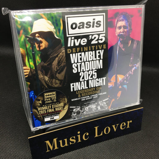 OASIS / CAST / RICHARD ASHCROFT / DEFINITIVE WEMBLEY STADIUM 2025 FINAL NIGHT LEGENDARY GIG & RECORDING (3CD)