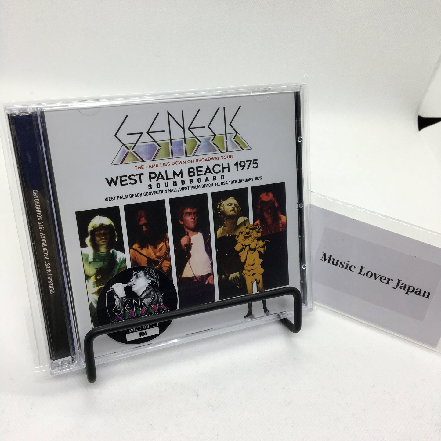 GENESIS / WEST PALM BEACH 1975 SOUNDBOARD (2CD)