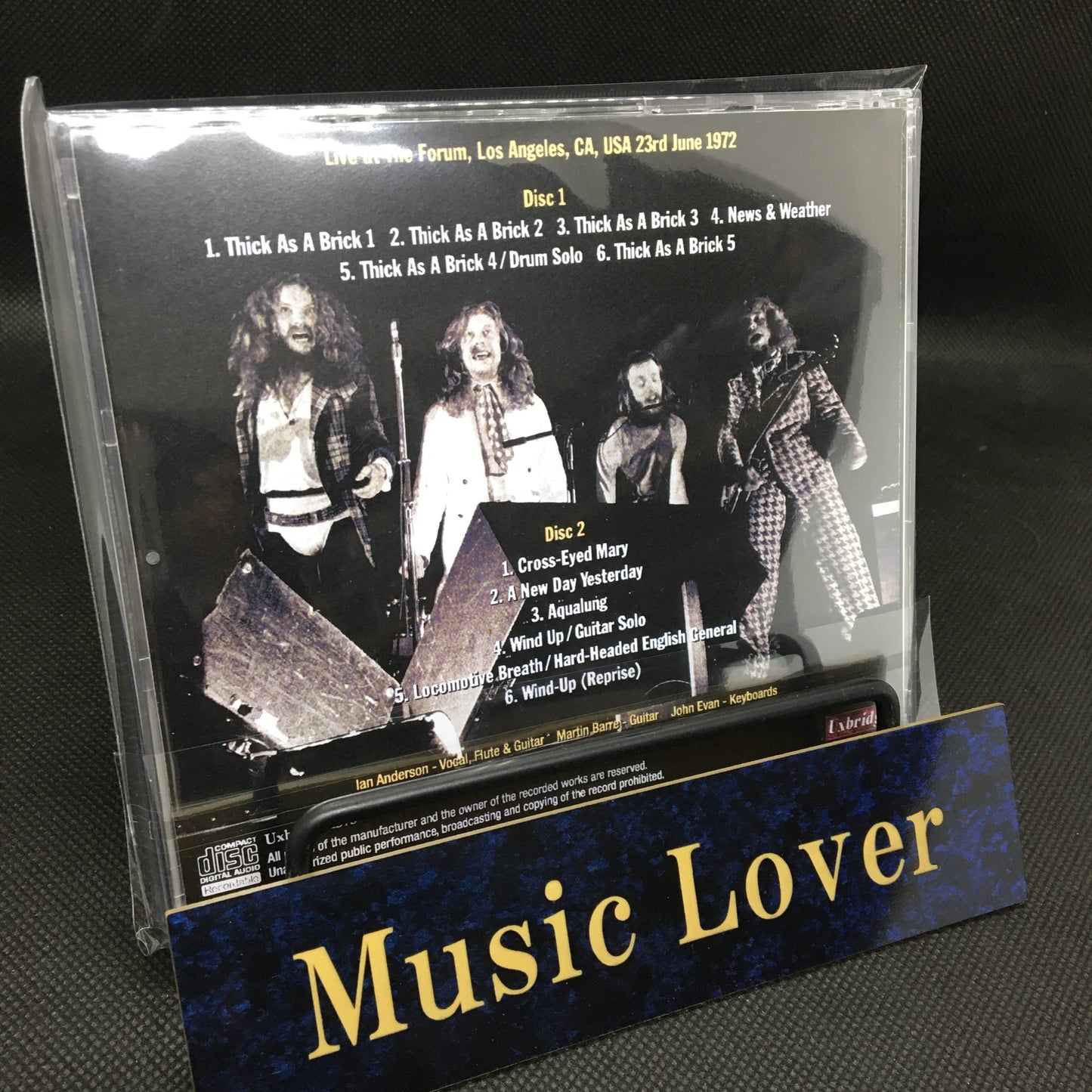 JETHRO TULL / L.A. FORUM 1972 1ST NIGHT (2CDR)