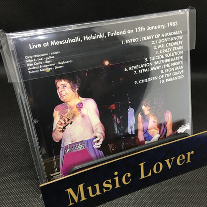 OZZY OSBOURNE / HELSINKI 1983 PRIMERA NOCHE CON JAKE (1CDR)