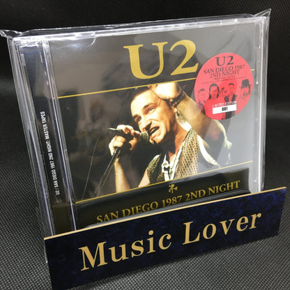 U2 / SAN DIEGO 1987 2ND NIGHT MASTER TAPES (2CD)