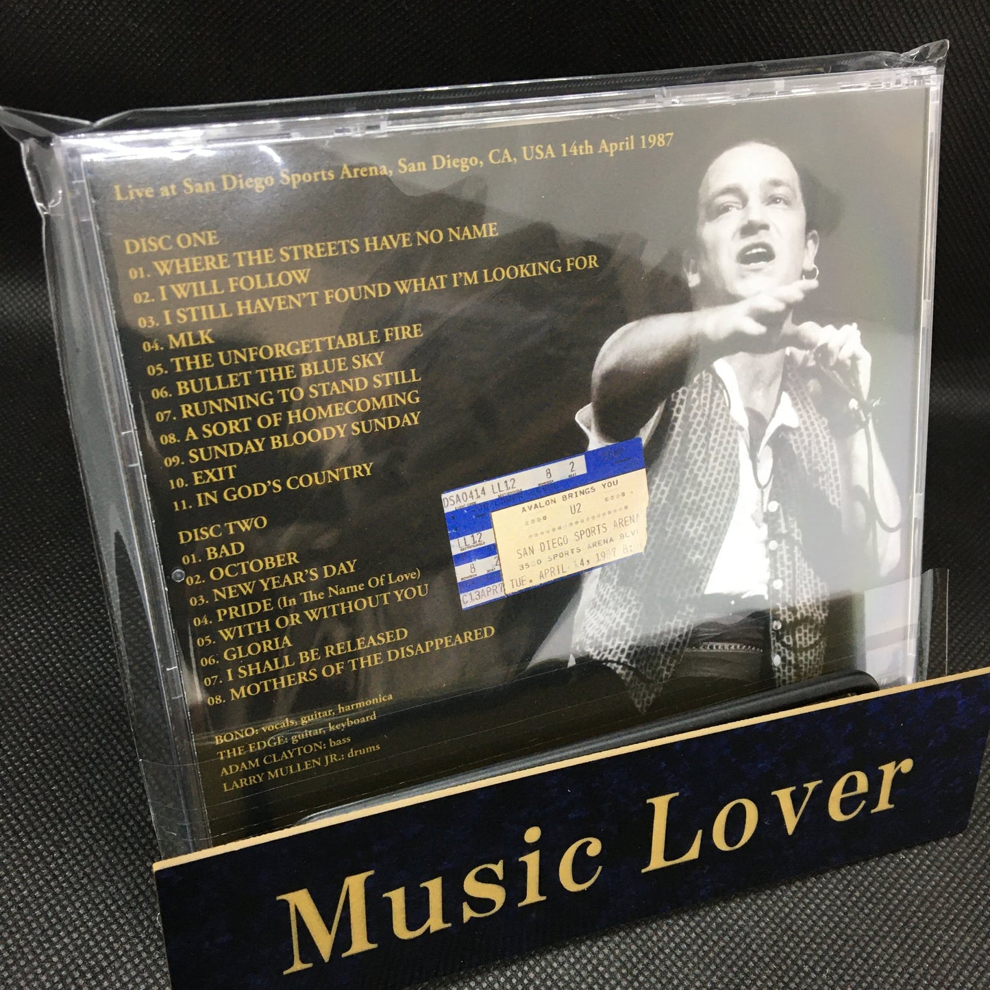 U2 / SAN DIEGO 1987 2ND NIGHT MASTER TAPES (2CD)