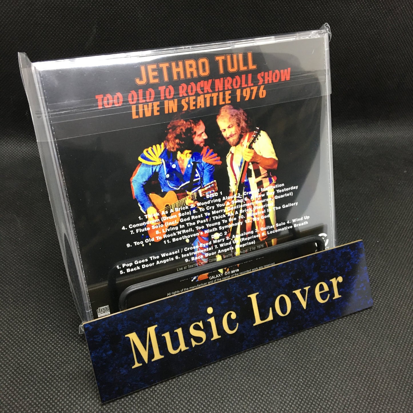 JETHRO TULL / TOO OLD TO ROCK'N'ROLL SHOW LIVE IN SEATTLE 1976 (2CDR)