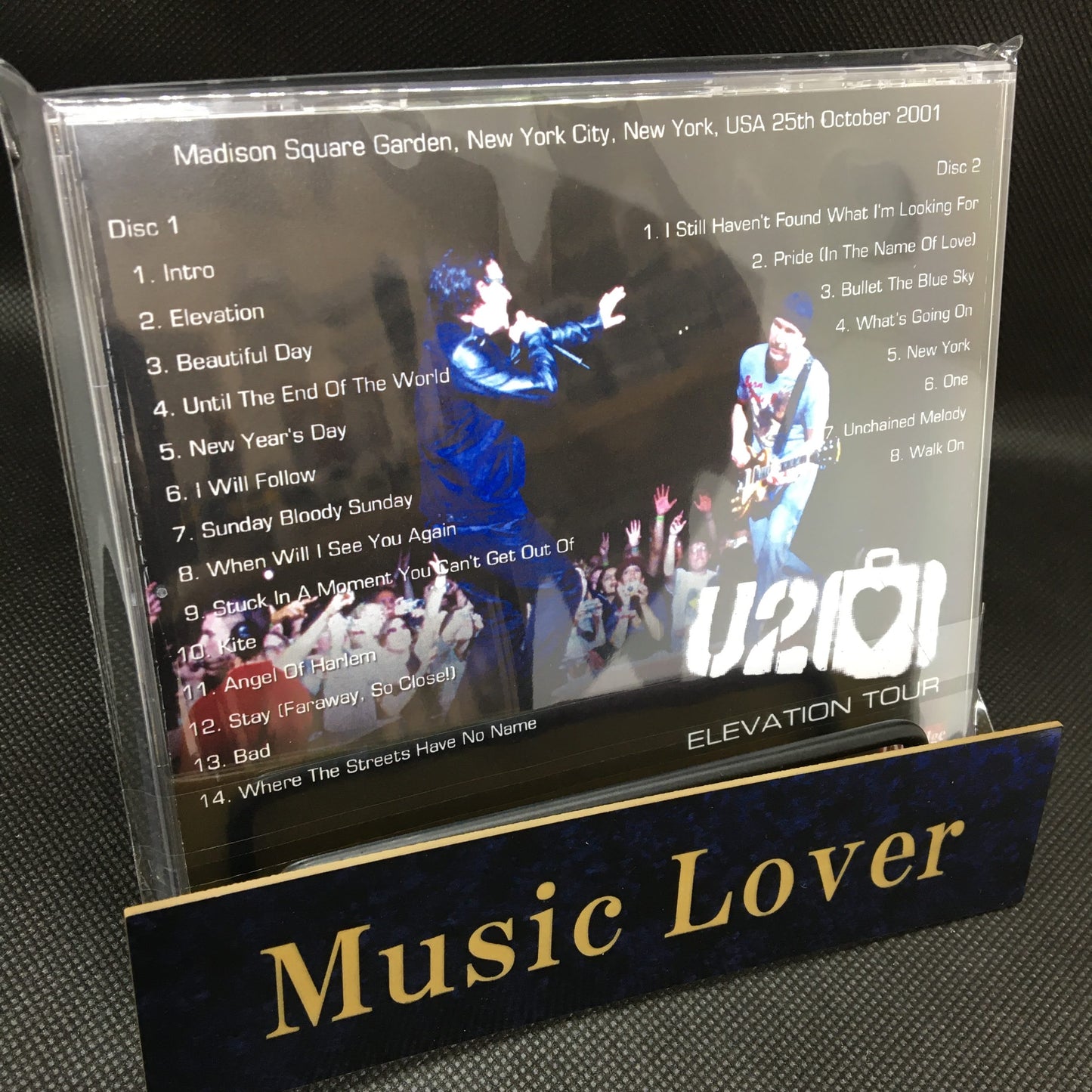 U2 / MADISON SQUARE GARDEN 2001 OCTOBER 2ND NIGHT (2CDR)