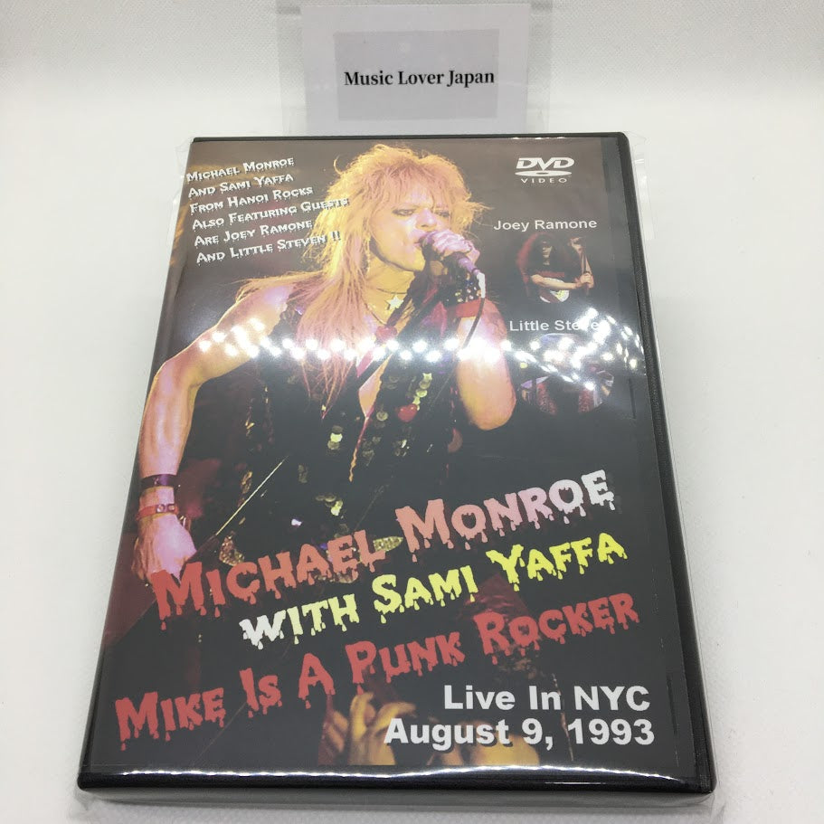 MICHAEL MONROE with SAMI YAFFA / MIKE IS A PUNK ROCKER (1DVDR)