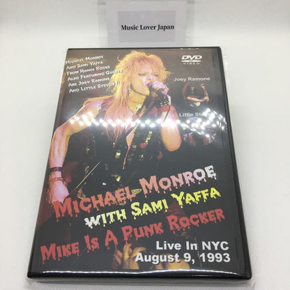MICHAEL MONROE with SAMI YAFFA / MIKE IS A PUNK ROCKER (1DVDR)