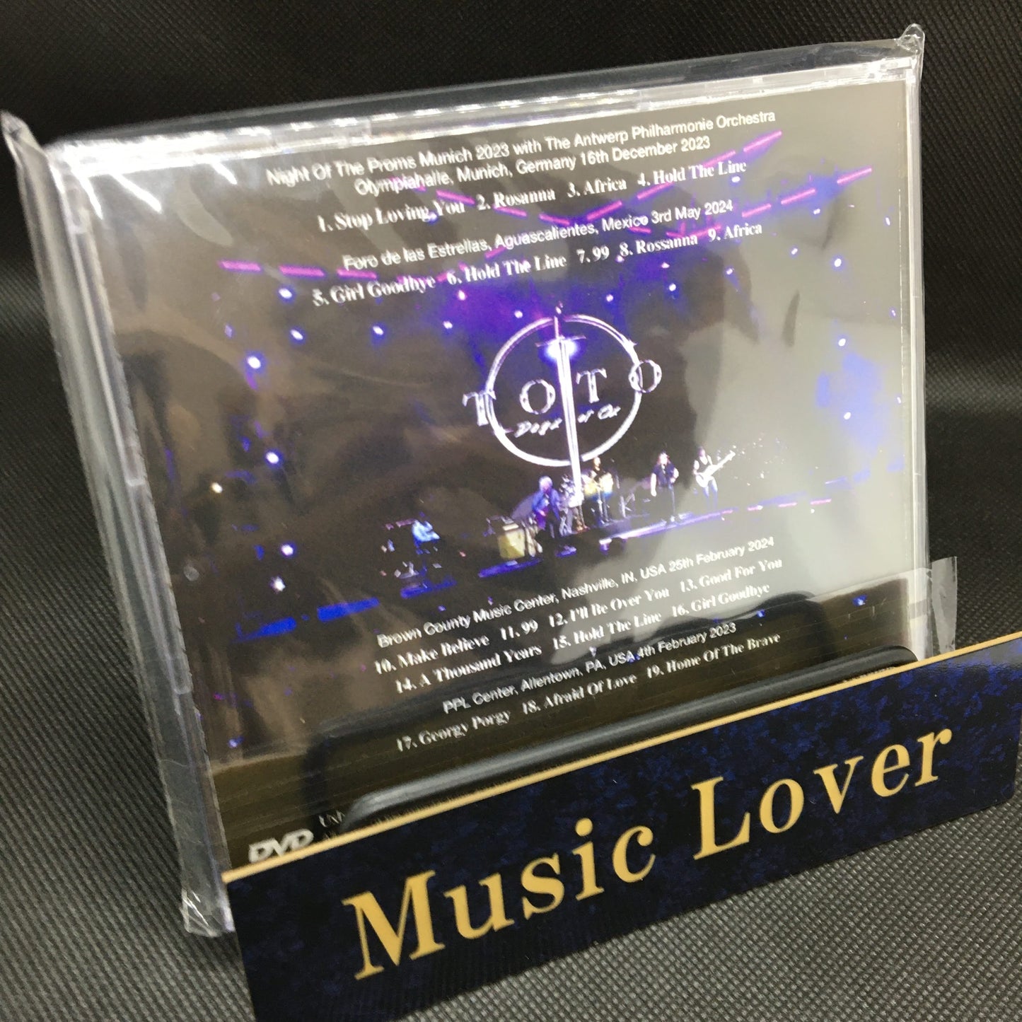 TOTO / LIVE COMPILATION 2023 & 2024 (1DVDR)