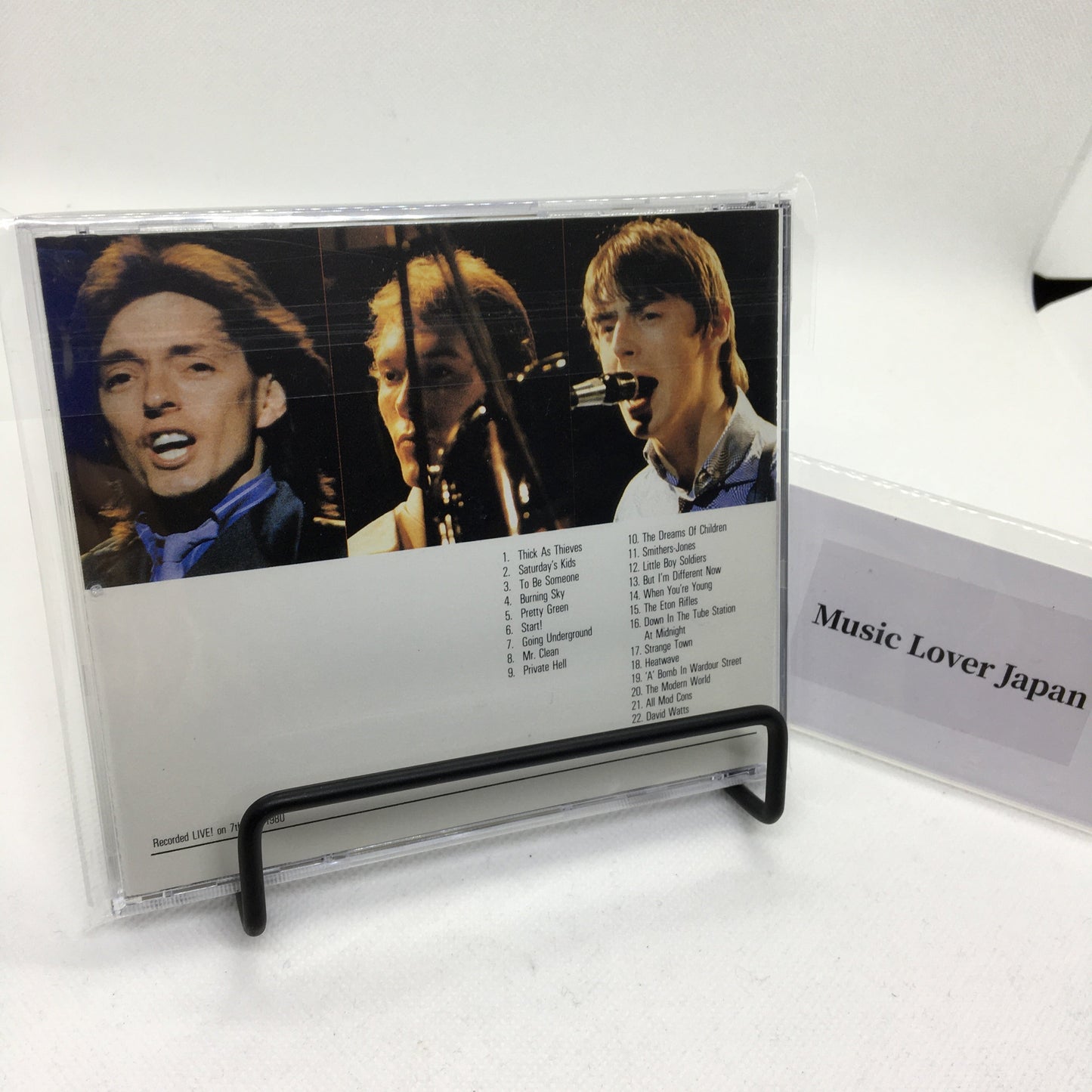 The Jam Start World Tour 1980 1CD Paul Weller