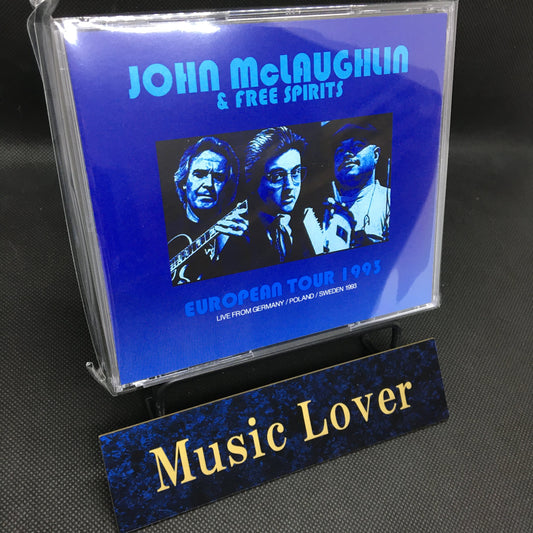 JOHN McLAUGHLIN & FREE SPIRITS / EUROPEAN TOUR 1993 SOUNDBOARD (4CDR)