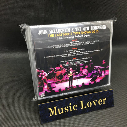 JOHN McLAUGHLIN & THE 4TH DIMENTION / THE LAST NIGHT TWO SHOWS 2015 (3CDR)