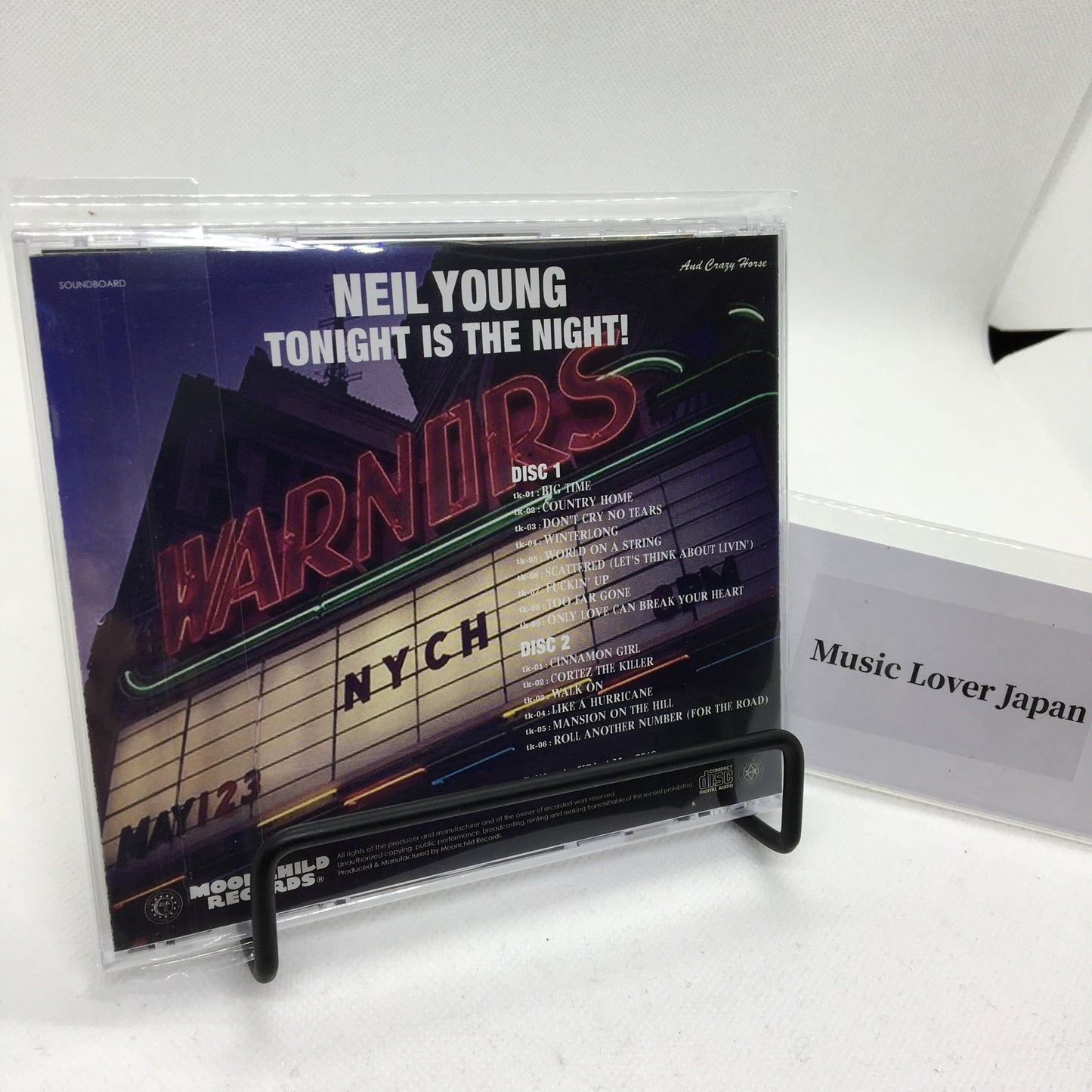 Neil Young Tonight is The Night! 2018 2CD Moonchild Records