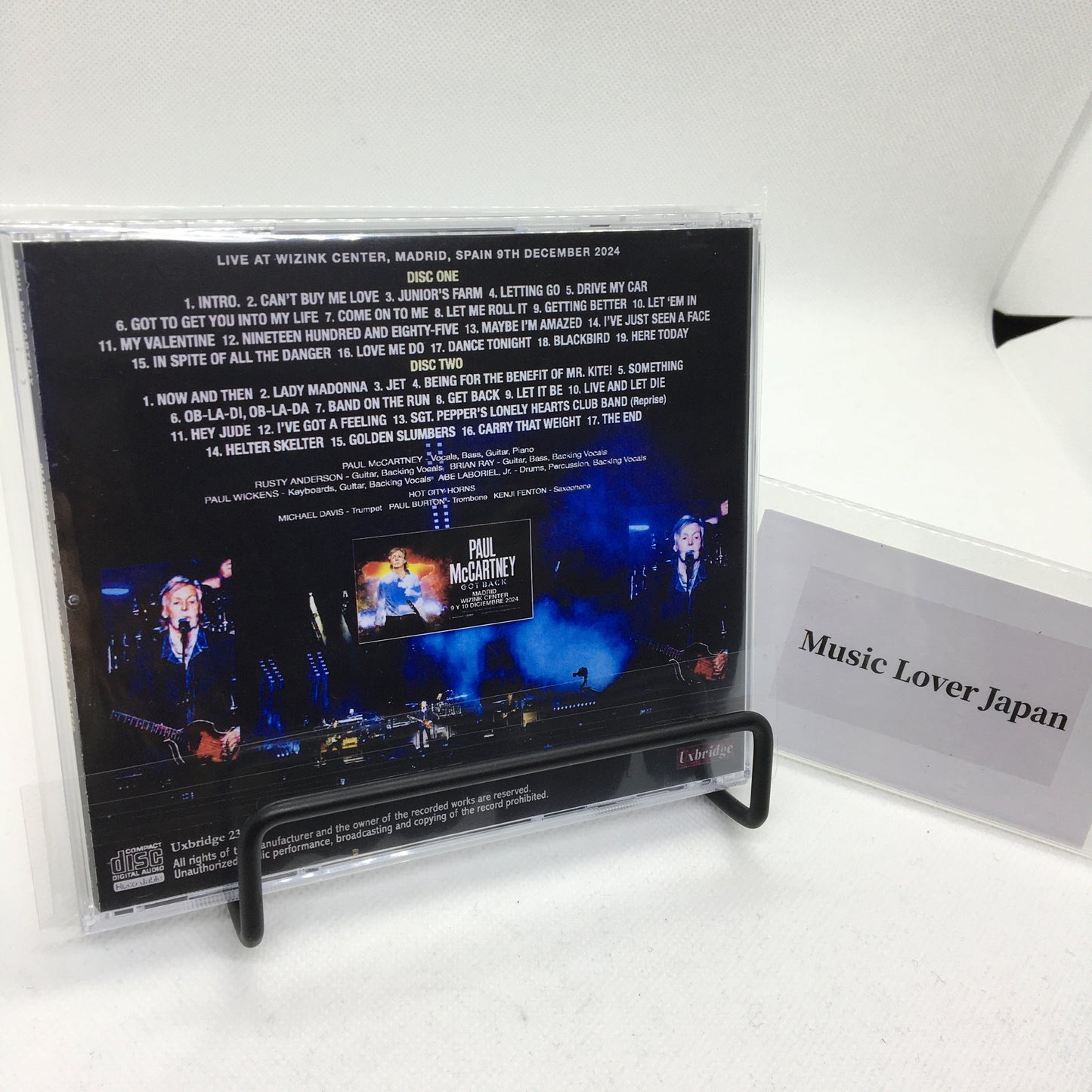 PAUL McCARTNEY / MADRID 2024 1ª NOTTE MASTER ORIGINALE (2CDR)